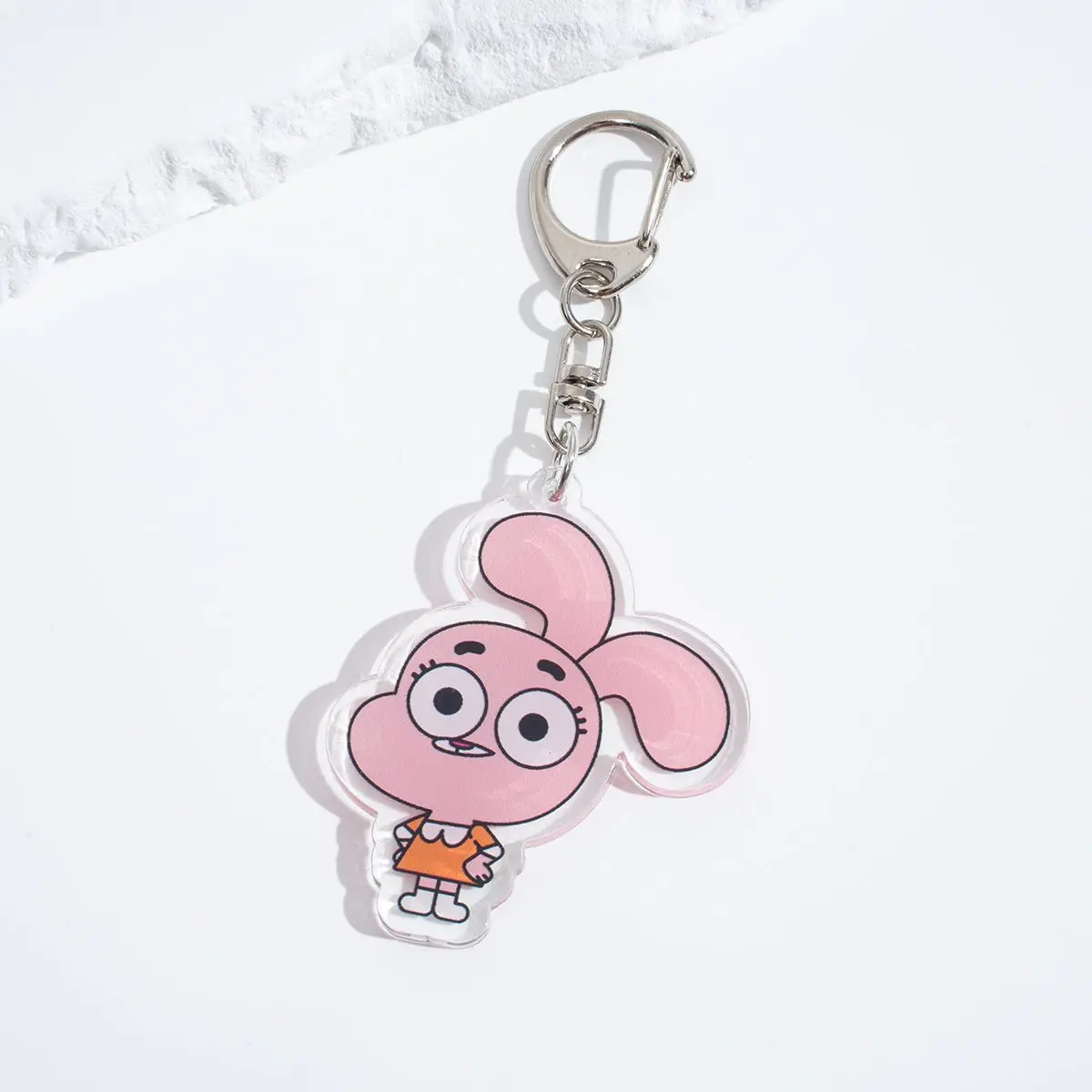 Acrylic Cartoon Anime Pendant Keychains Holder Car Key Chain Key Ring Phone Bag Hanging Jewelry Gifts Accessories Gumball