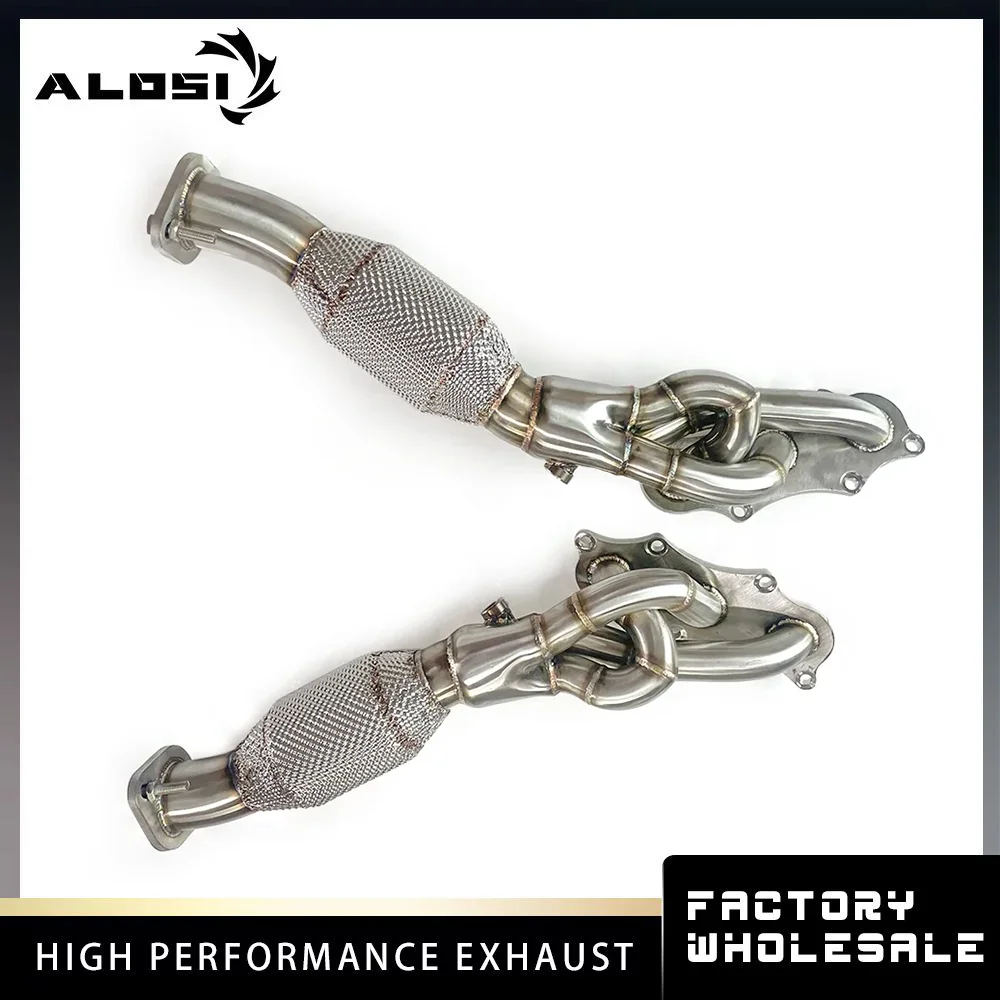 

For Lexus IS350F SPORT 3.5 2009-2013Exhaust Manifold Header with Catalytic High Performance Exhaust Modified Racing Performance