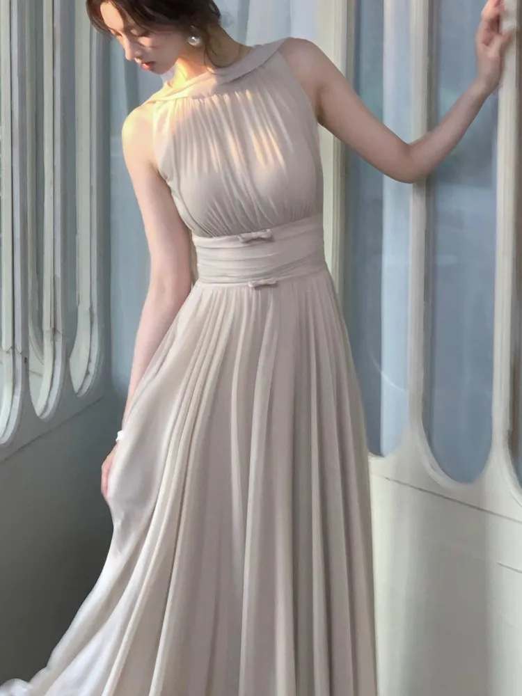 

Summer Elegant Vintage Dresses Women White Design Party Dress Sleeveless Casual Solid Chic Bodycon Slim Party Female Vestidos