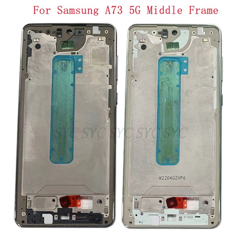 

Middle Frame Housing LCD Bezel Plate Panel For Samsung A73 5G A736B Phone Metal LCD Frame Repair Parts