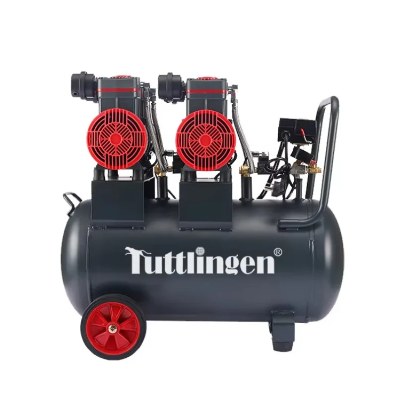 RP-50L Portable Air Compressor 3360W with High Power Dental Suction Motor Dental Vacuum Pump Suction Unit