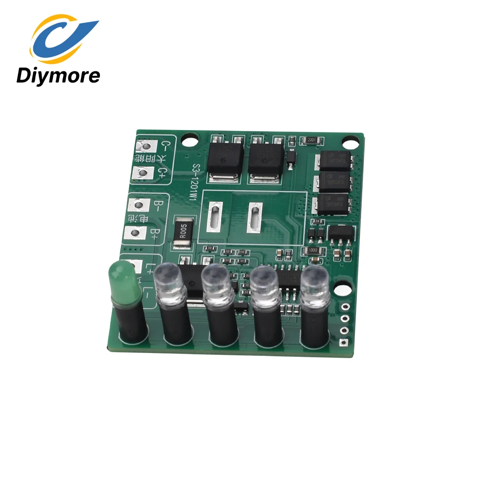 Ternary Lithium/Lithium Iron Phosphate MPPT Solar Charging Control Module Electronic Module for Monitoring Power Supply