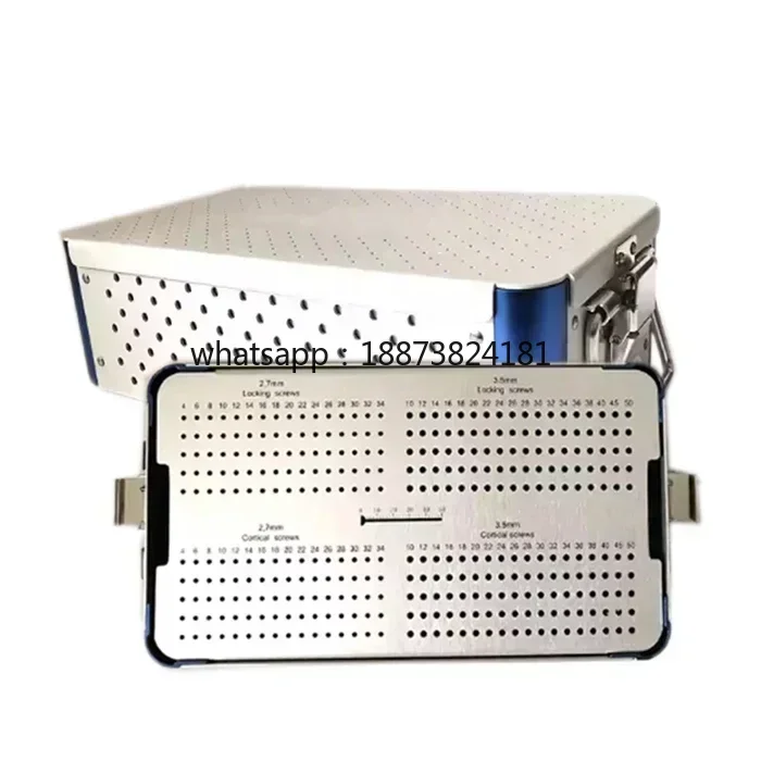 All Kinds of Size Screw Box Disinfection Box Sterilization Container Box Orthotic Surgical Veterinary fast shipping