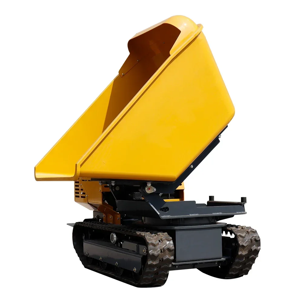 Dumper de pista com carregamento automático Crawler 1200kg Farm Dumper Mini Crawler Dumper de ShanDong