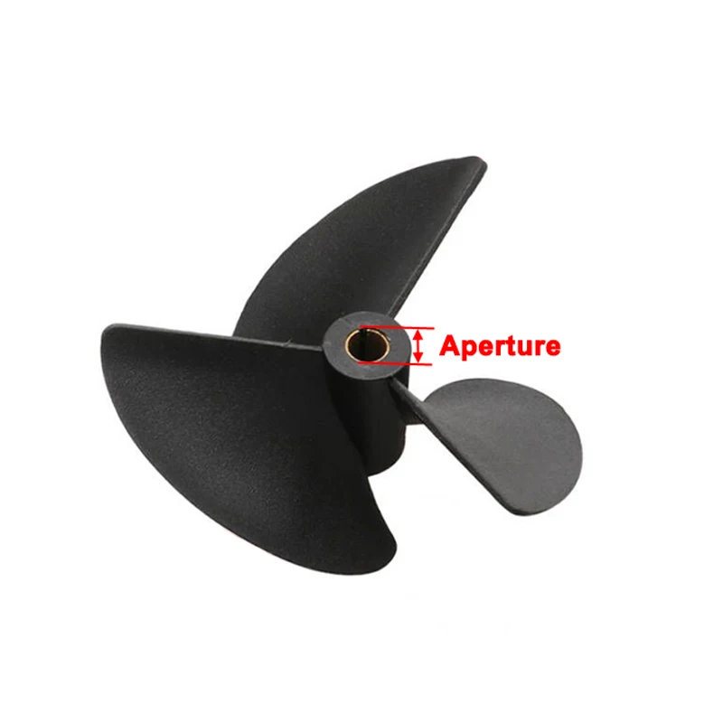 5 PCS 3 Blades Propeller Aperture 4/4. 76mm Nylon Paddle Diameter 36/47/52/55/57mm Props Accessoires voor Gemonteerd RC boten Model