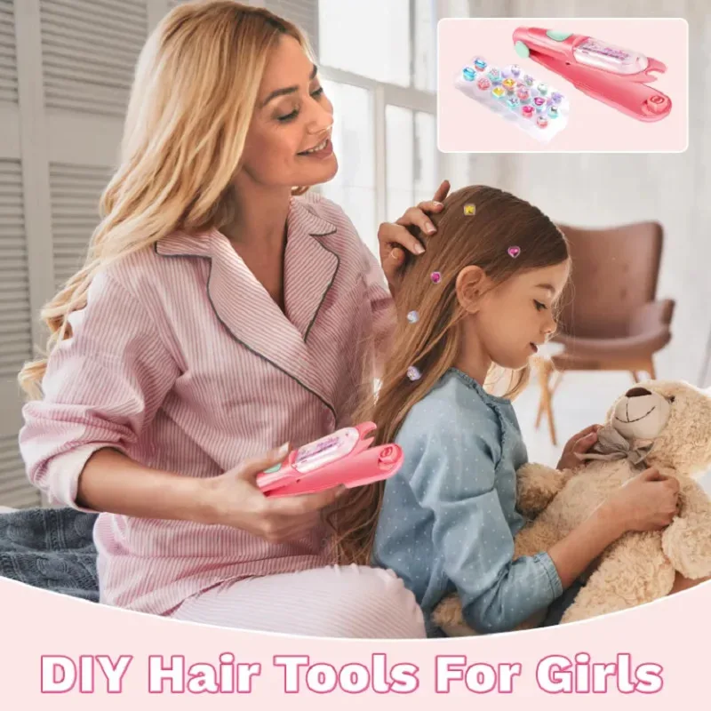 

TEMIKIDS Hair Gem Bling Hair Jewels Diamonds For Girls Beauty Fashion Toy Interactive Dress Up Kid Glitter Headwear Hair Gift