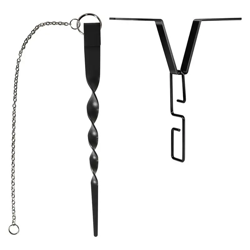 HLZS-Rain Chain Hook Rain Chain Anchor, Garden Gutter Positioner, Rain Chain Retainer For Rain Chain Installation