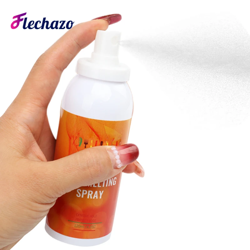 Lace Melting Spray Lace Holding Spray And Band Glueless Hair Adhesive For Lace Wigs Fast Drying Lace Melt Spay With Elastic Band