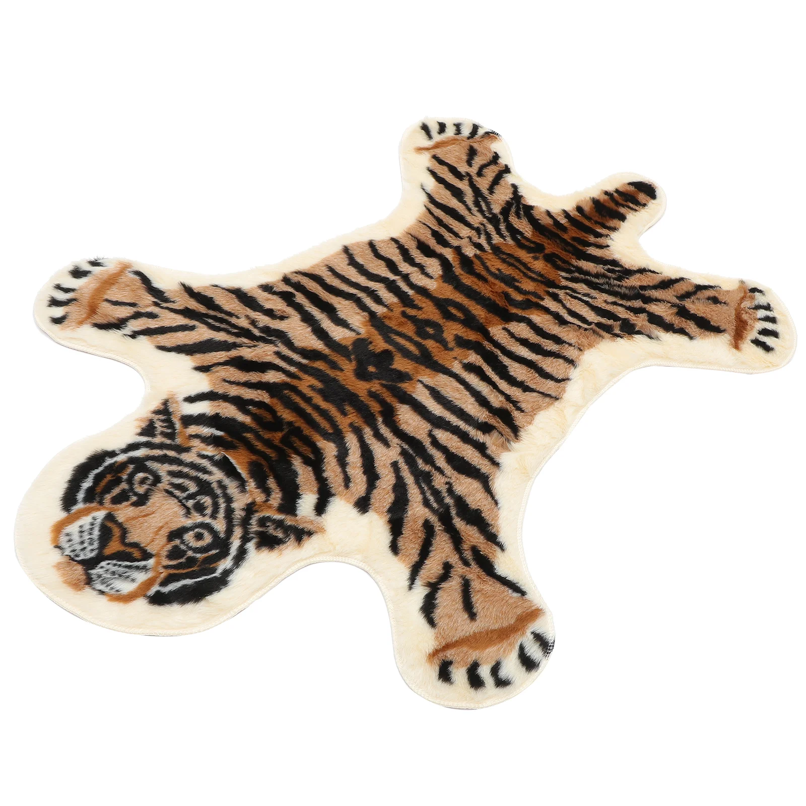 

Kids Rugs Home Floor Pad Imitation Leopard Carpet Washable Artificial Non Mat Child