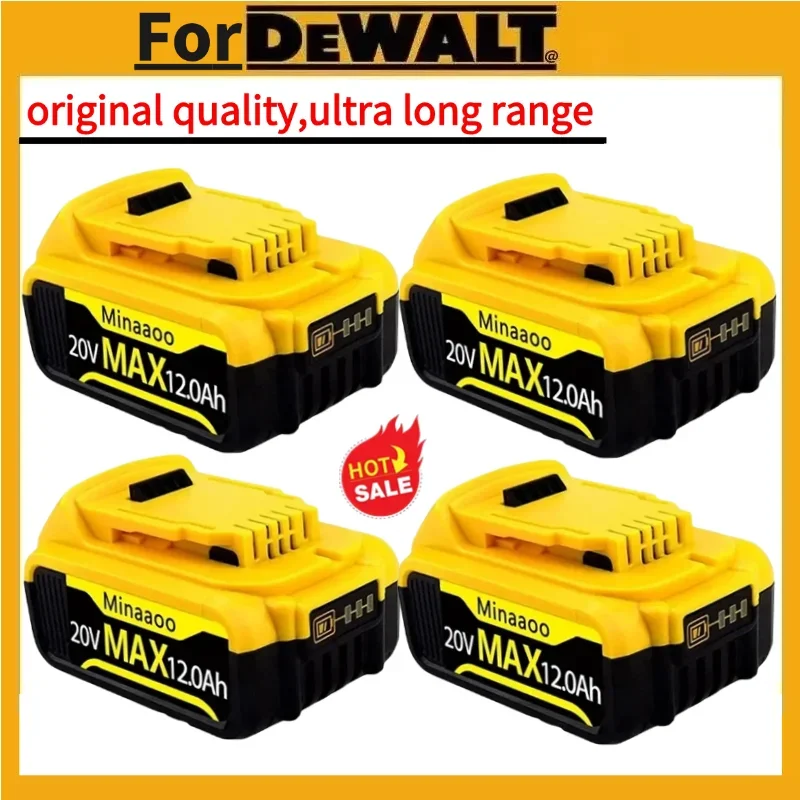 

100% Original 20V 12Ah Battery compatible for DeWalt power Tools DCF887 DCD791 DCF922 DCG405 20V Lithium battery replacement