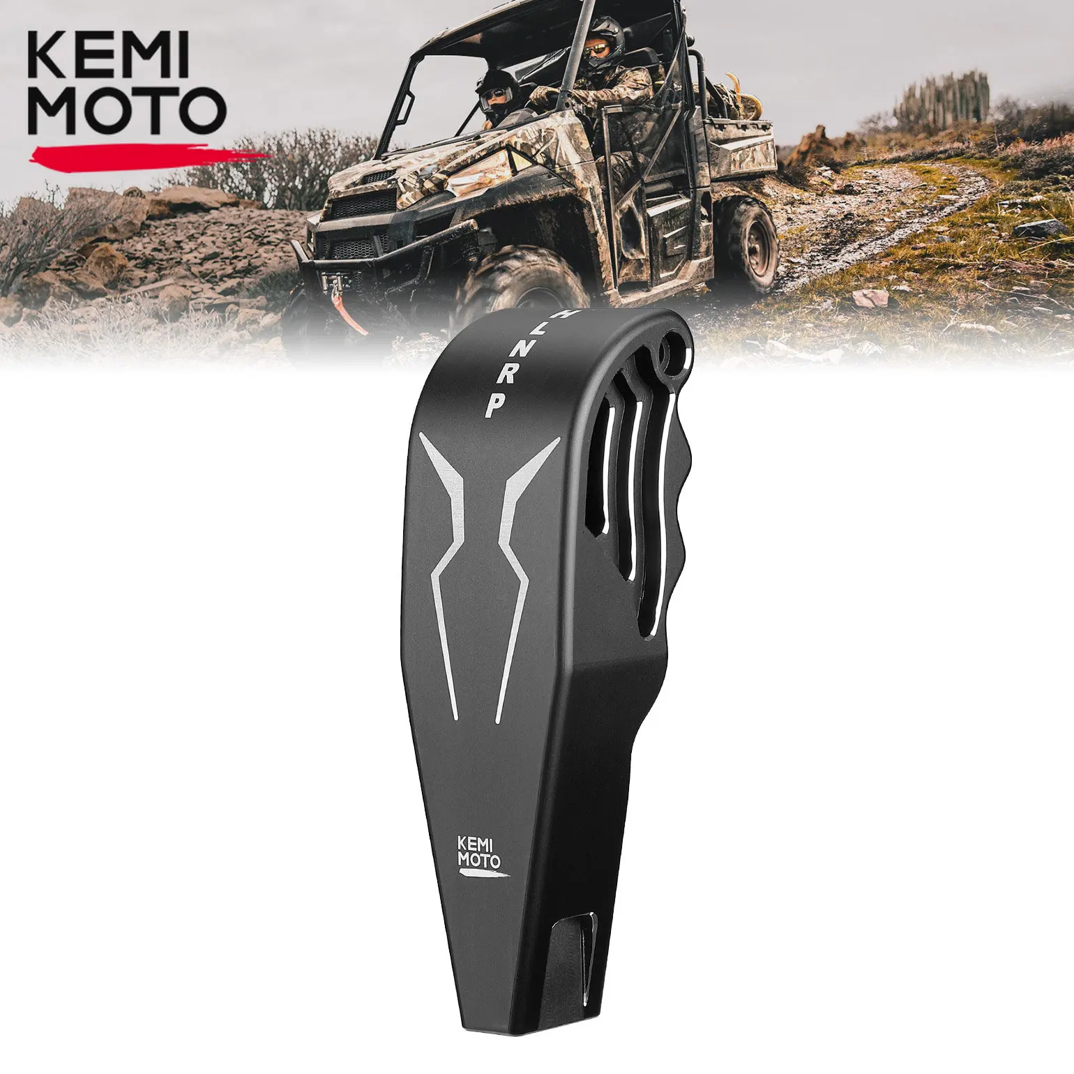 

UTV Aluminum Gear Selector Shifter Grip KEMIMOTO Compatible with Polaris Ranger 1000 XP/Ranger 1000 XP Crew Shift Knob 2017-2020