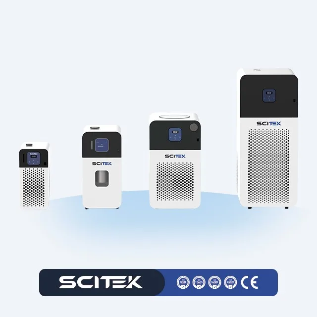 COOFULL SCITEK Recirculating Chiler Color LCD Screen Displays PID Control Over-temperature protection Automatic Alarm