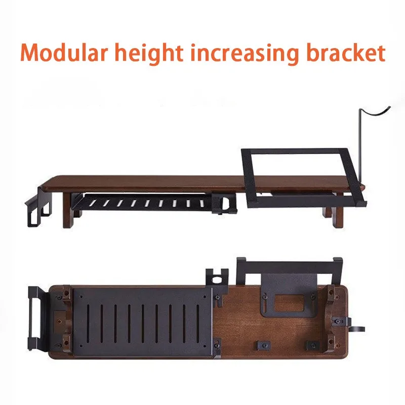 Wooden Modular Display Height Rack Desktop Storage Rack Desk Office Computer Screen Elevated Racks Height Increasing Bracket
