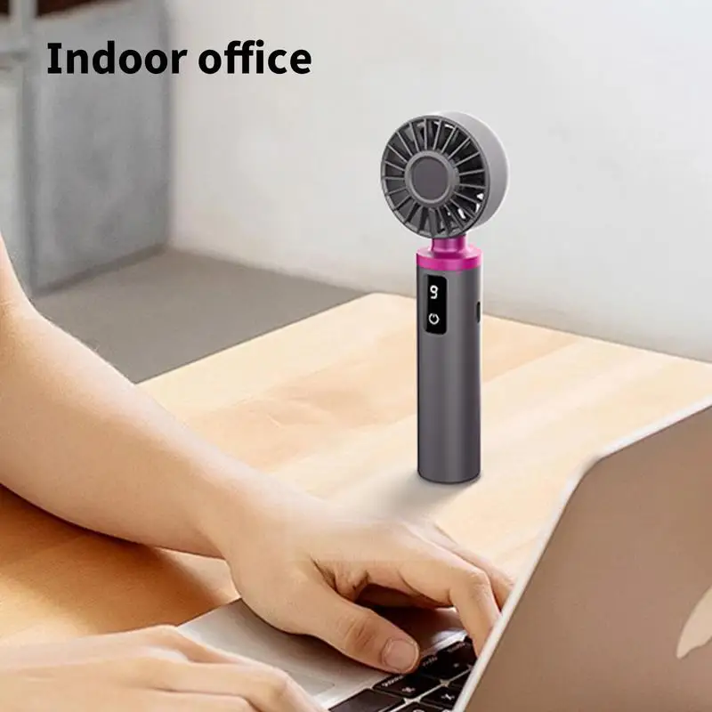 Handheld Mini Fan 9-Gear Speed USB Charging Fan Pocket Fan Personal Fans With Long Battery Life For Traveling