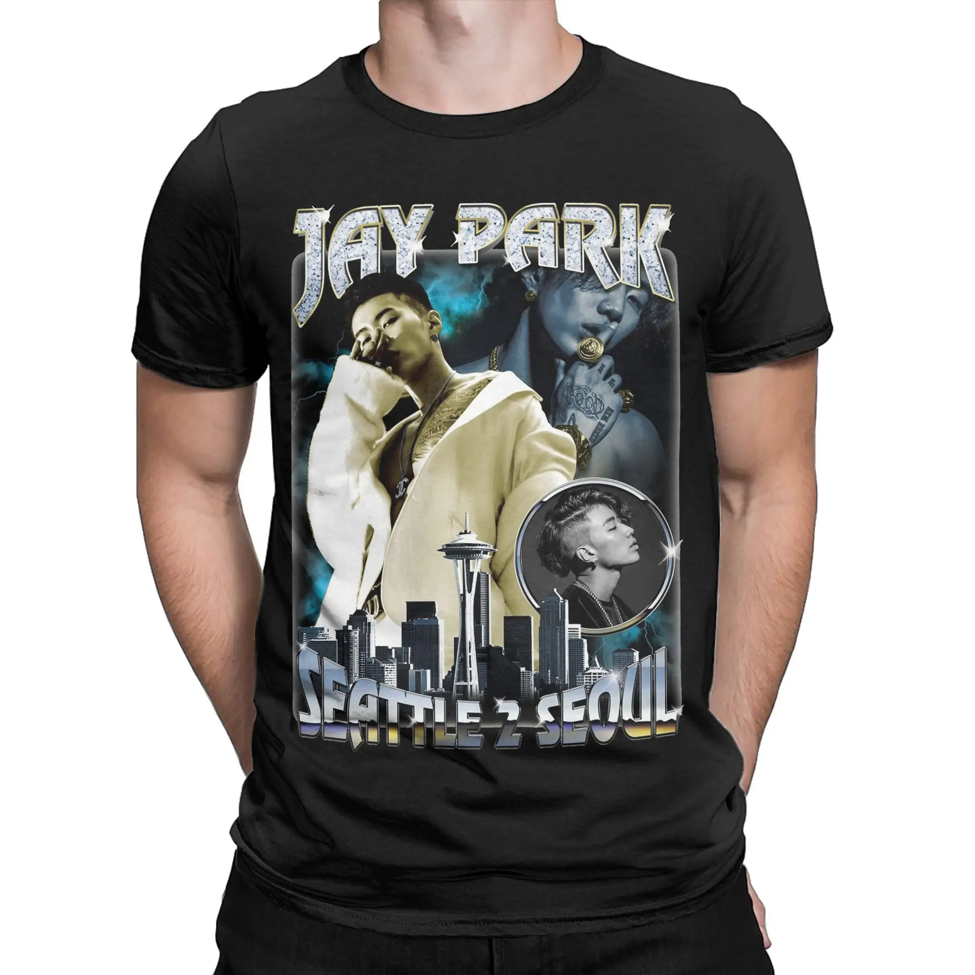 Jay Park Seattle 2 Vintage T-Shirts Men Women  Funny 100% Cotton Tee Shirt O Neck Short Sleeve T Shirt Unique Clothing