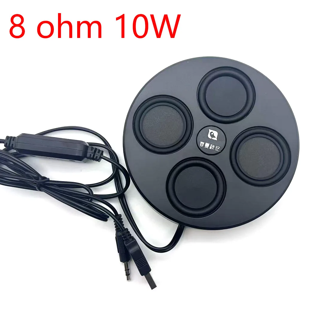 USB Mini Speaker for Computer Surround Stereo Adhesive Style Mini Portable Speaker Plug and Play 10W 8 Ohm