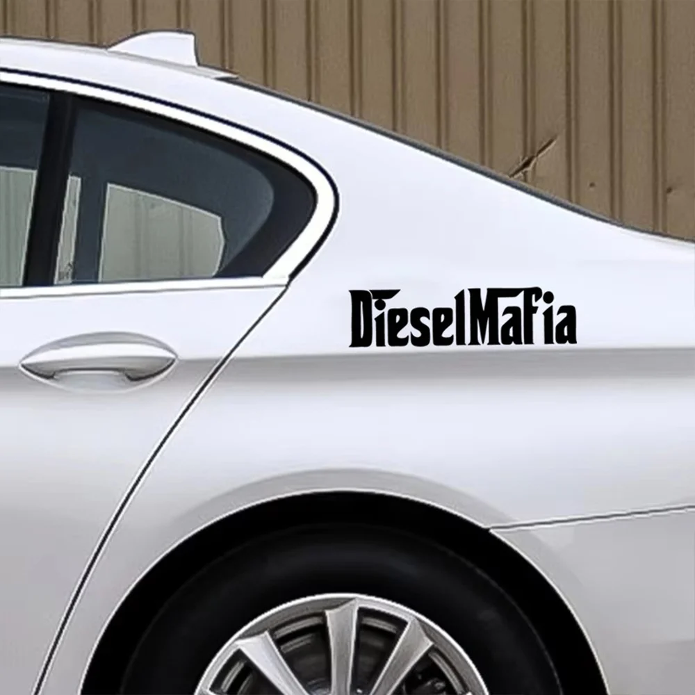 

Vinyl Exterior Components Decals, Sunscreen Waterproof Covering Film Car Decal Decorative Stickers, Diesel Mafia, Accessories