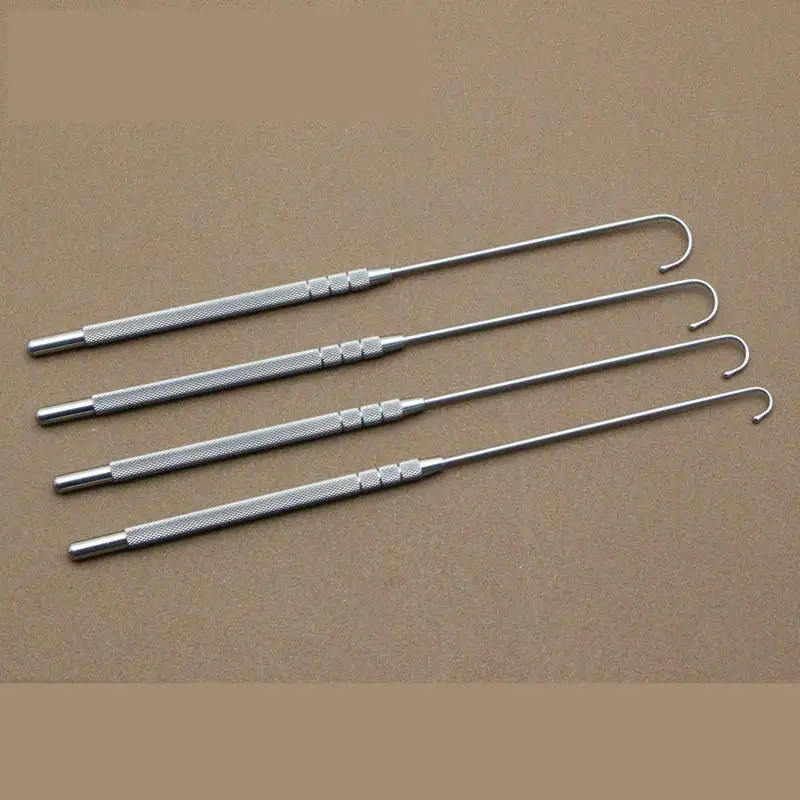 Veterinary Spay Hook for Pet Ovary Removal; Surgical Tool for Cats and Dogs Ball Type 6mm 8mm 10mm 12mm