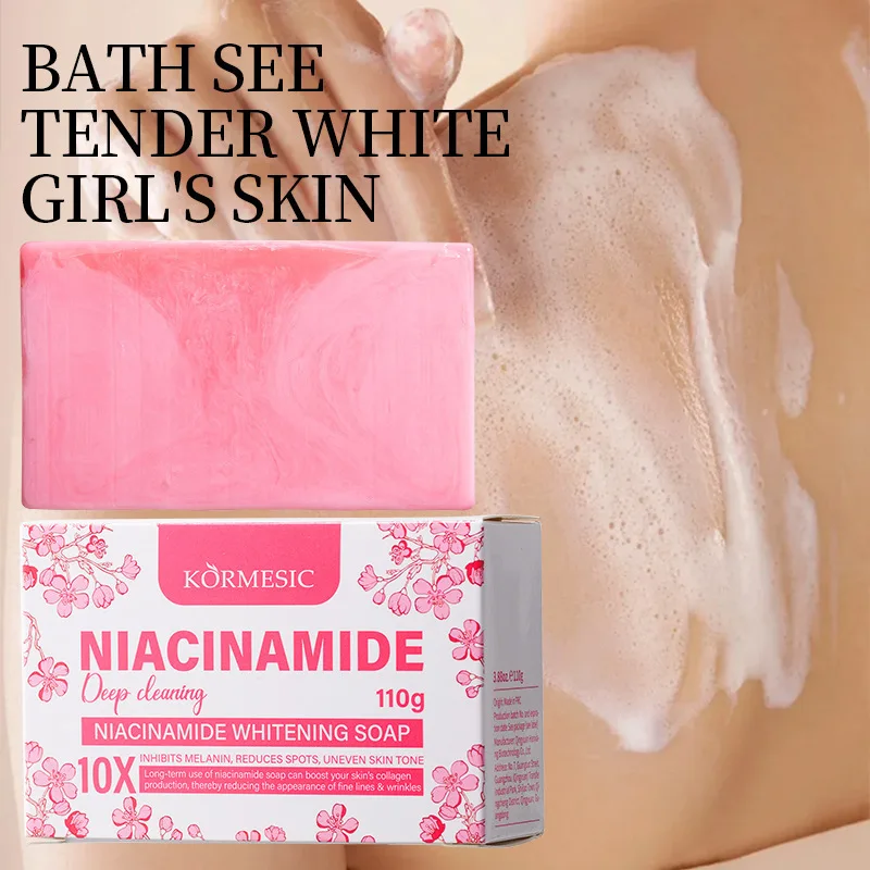 KORMESIC 10X Niacinamide Bath Soap Whitening Anti-Wrinkle Tender Body Skin Care for Women