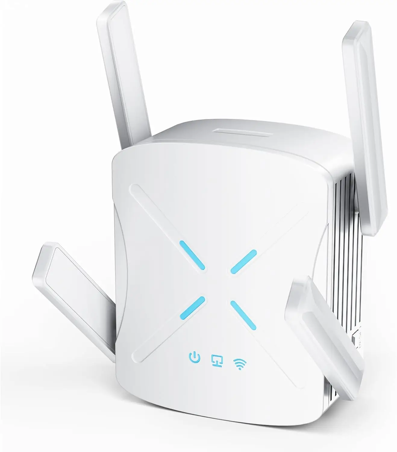 

2026 WiFi Extender, Wi-Fi 6 Signal Booster up to 18,888 sq.ft, Dual-Band with Gigabit Ethernet Port