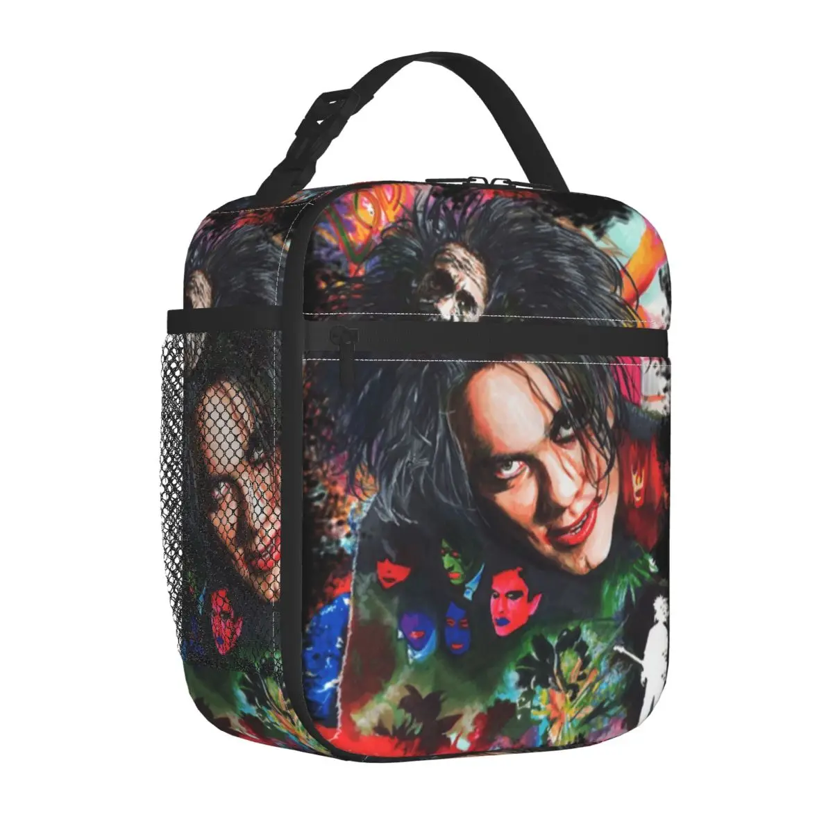 Goth Rock Band The Cure Insulated Lunch Bag for Women Waterproof Thermal Cooler Bento Box Office Work School