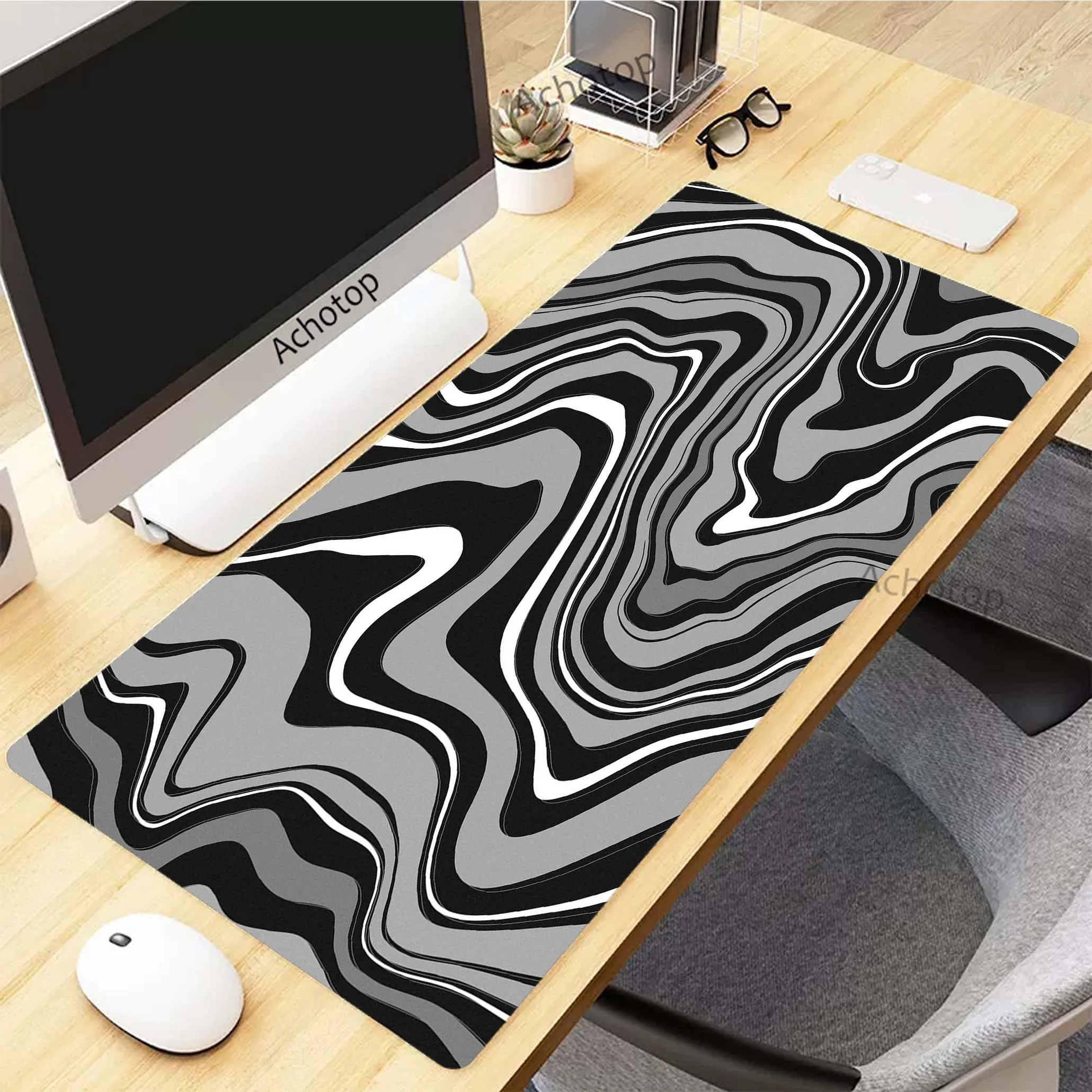 Strata Liquid Mousepad Gamer Mouse Pad Gaming Desk Mat Alfombrillas de ratón Mouse Mat Color art Keyboard Pads 100x50cm XXXL