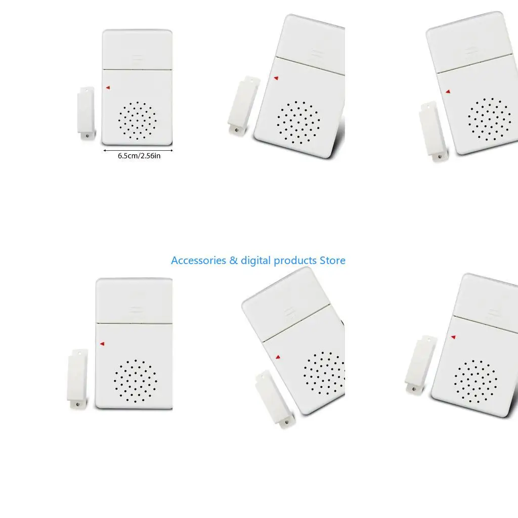 77JD Door Sensors with Alarm Athkar Doorbell Volumes Adjustable Doorbell