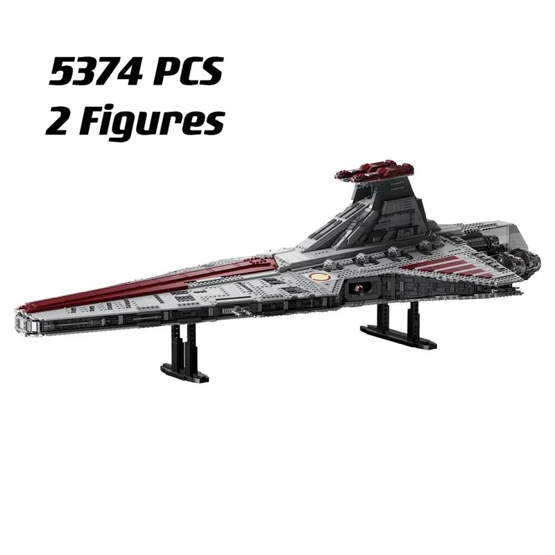 Venator Class Republic Attack Cruiser Hunter Class Star Destroyer 5374Pcs Moc Model Building Set Building Blocks Space Toys Boy