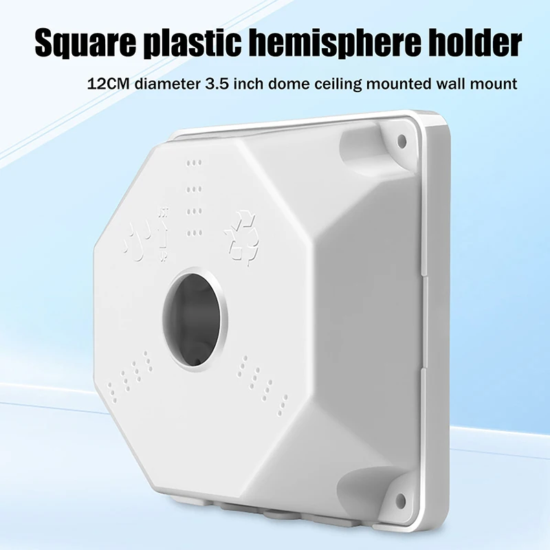 Universal Security Camera Junction Box Mounting Bracket Plastic Rainproof Junction Box Mounting Bracket For Dome Camera