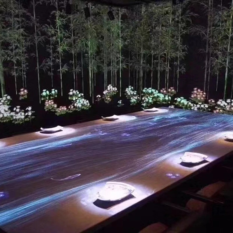 

3D tabletop projector suitable for restaurant dining experience