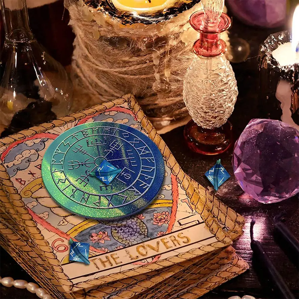 

3 комплекта, форма для гадания подставки для рун, форма для набора рун, форма для подноса подставки для рун, форма для кубиков DND