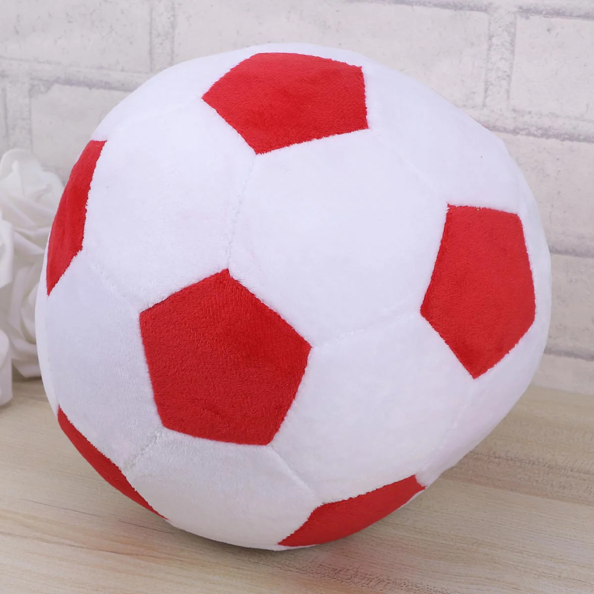 Soccer Toy Stuffed Plush Pillow Baby Ball Football Toys Supplies Waist Pad for Kids Throw Mini Toddler