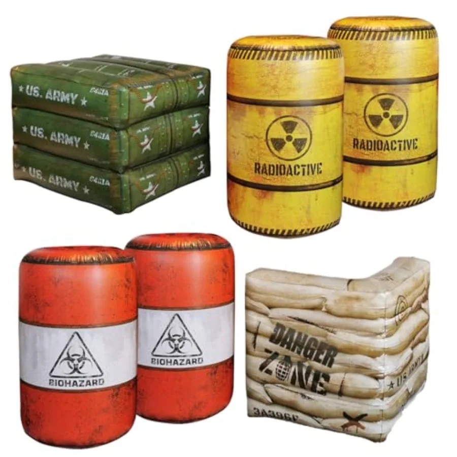 

Надувные объекты для лазертага и водных игр, идеальные для украшения детского дня рождения, прочный материал