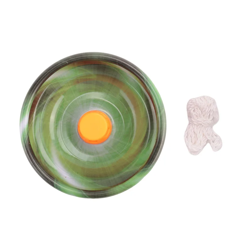 FBIL-10Pcs سبيكة كرات يويو الاستجابة الملونة استجابة الكرة المعدنية المبتدئين سلسلة خدعة الكرة للمبتدئين