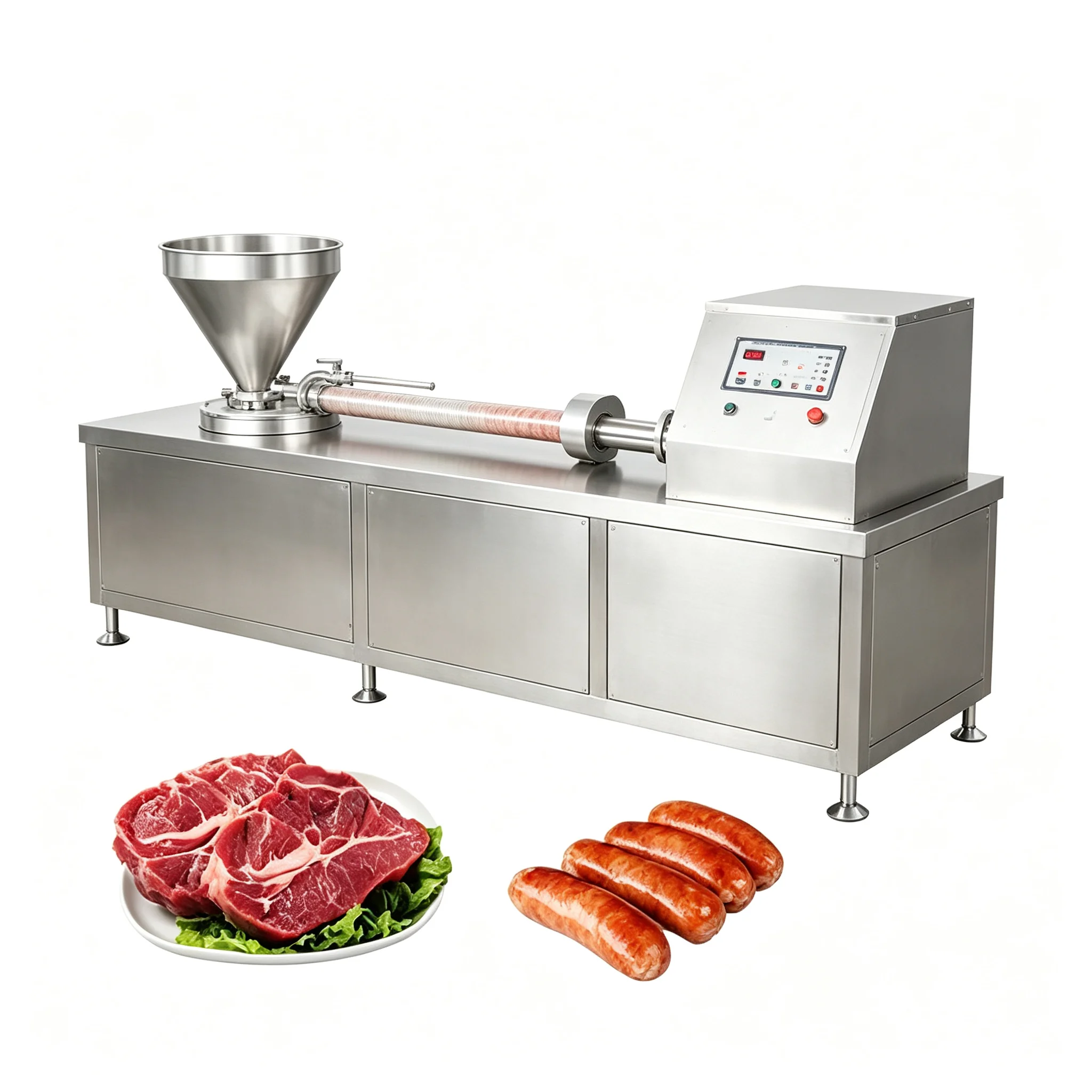 Waffle Maker Commercial - ソーセージ生産ライン 自動肉加工装置 チキンソーセージ製造用 食品工場 セントラルキッチン