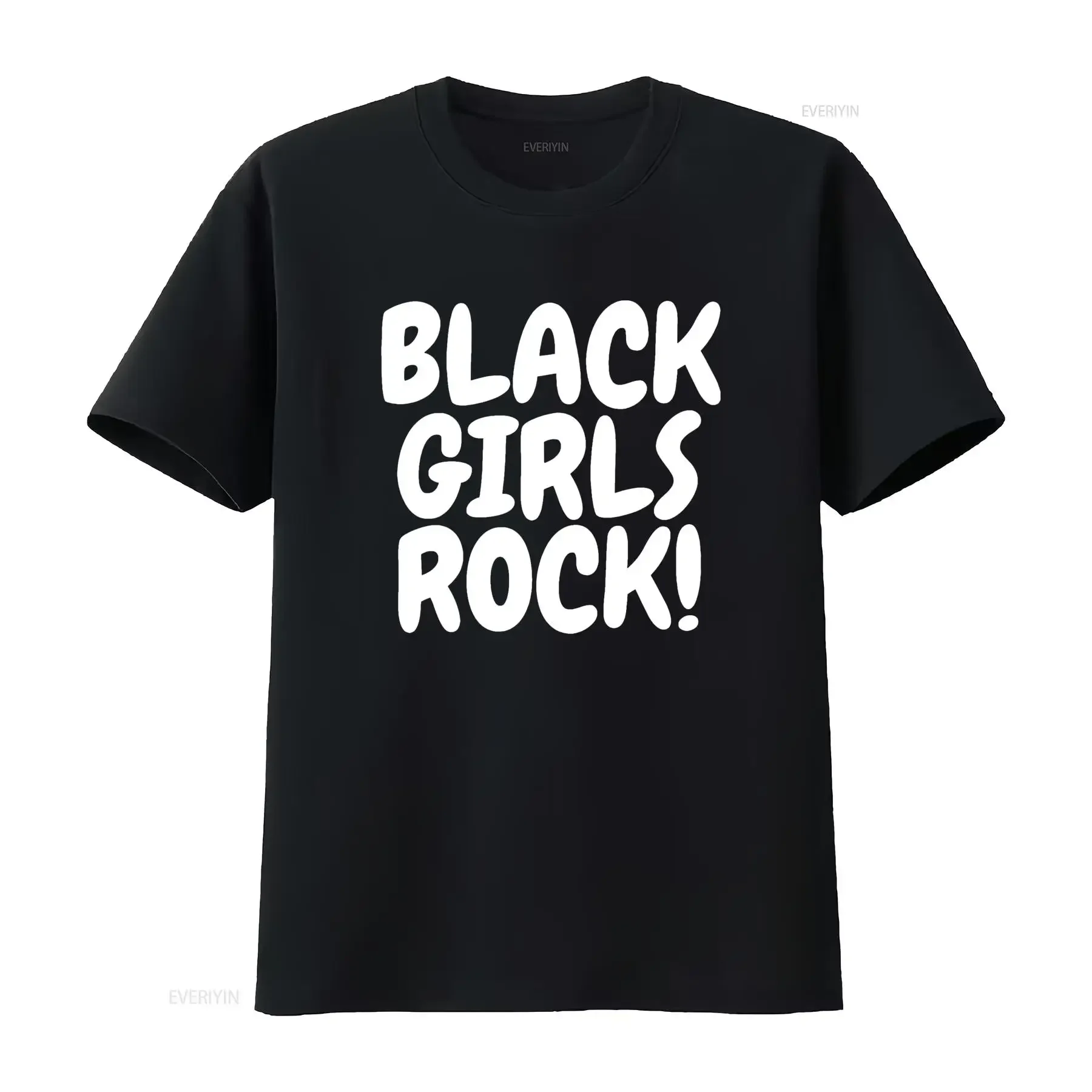 Awesome Black Girls Rock Pride T Shirt African American vintage Washed Slightly Stylish Casual Unisex Breathable Comfortable