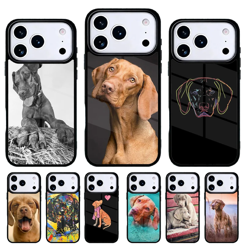 

Hungarian Vizsla Dog Phone Case for iPhone 17 16 15 14 13 Pro Max Back Cover for 12 11 Pro Coque