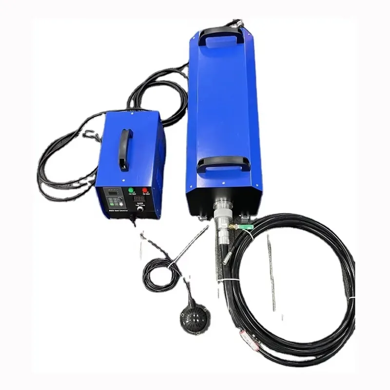 High Speed Rotating Flexible Shaft Cable Condenser Tube Cleaning Machine
