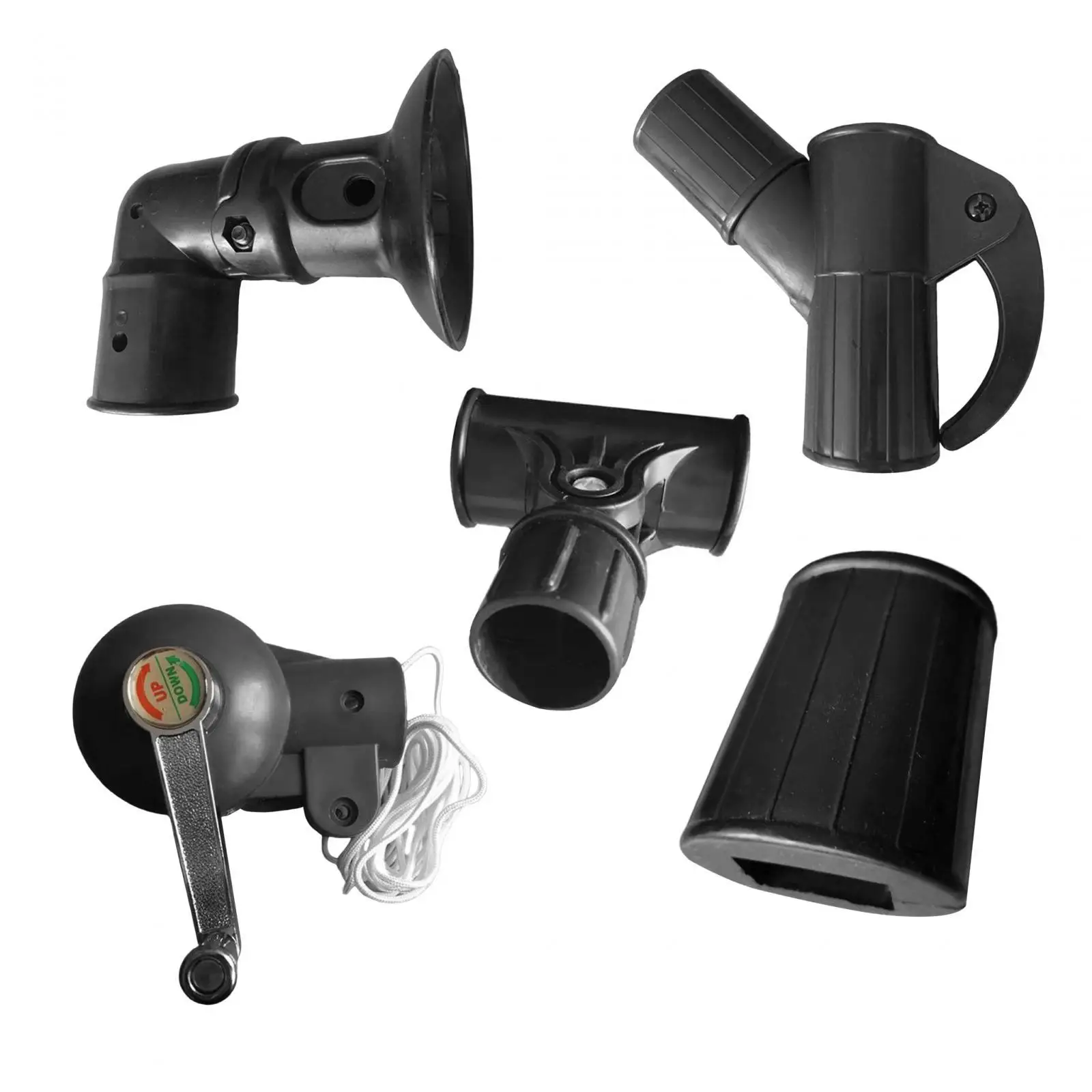 Acessórios para guarda-chuva de pátio, peças de reposição para guarda-chuva, suporte resistente, guarda-sol, manga fixa