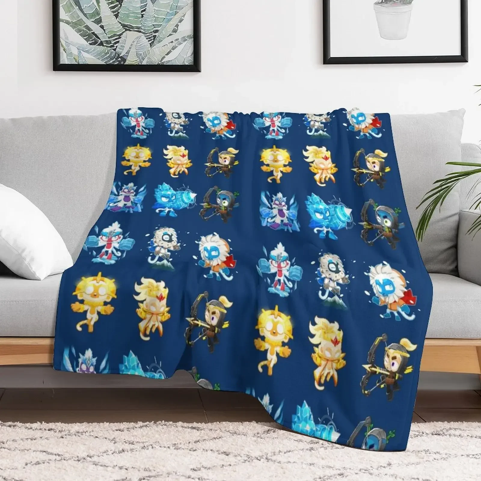 bloons td 6 characters pack 2 Throw Blanket Soft for sofa Blankets