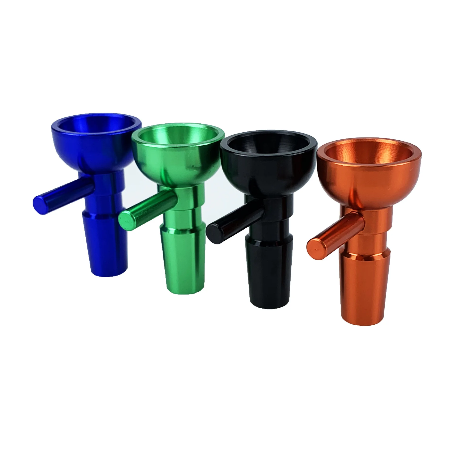 14mm male Laboratory aluminium alloy handle Funnel Type Bowl Chemistry Gadgets