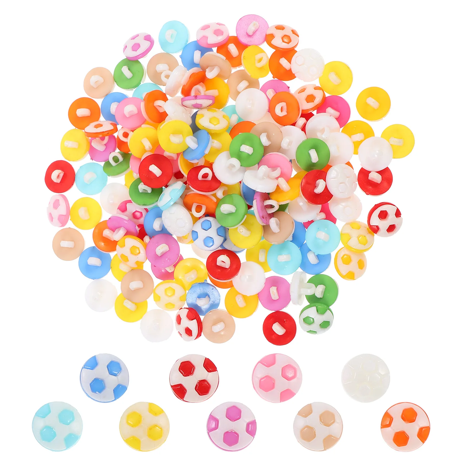 

150pcs Football Buttons Sewing Lightweight Portable DIY Craft Decoration Kids Jeans Apparel Accessories Rivets