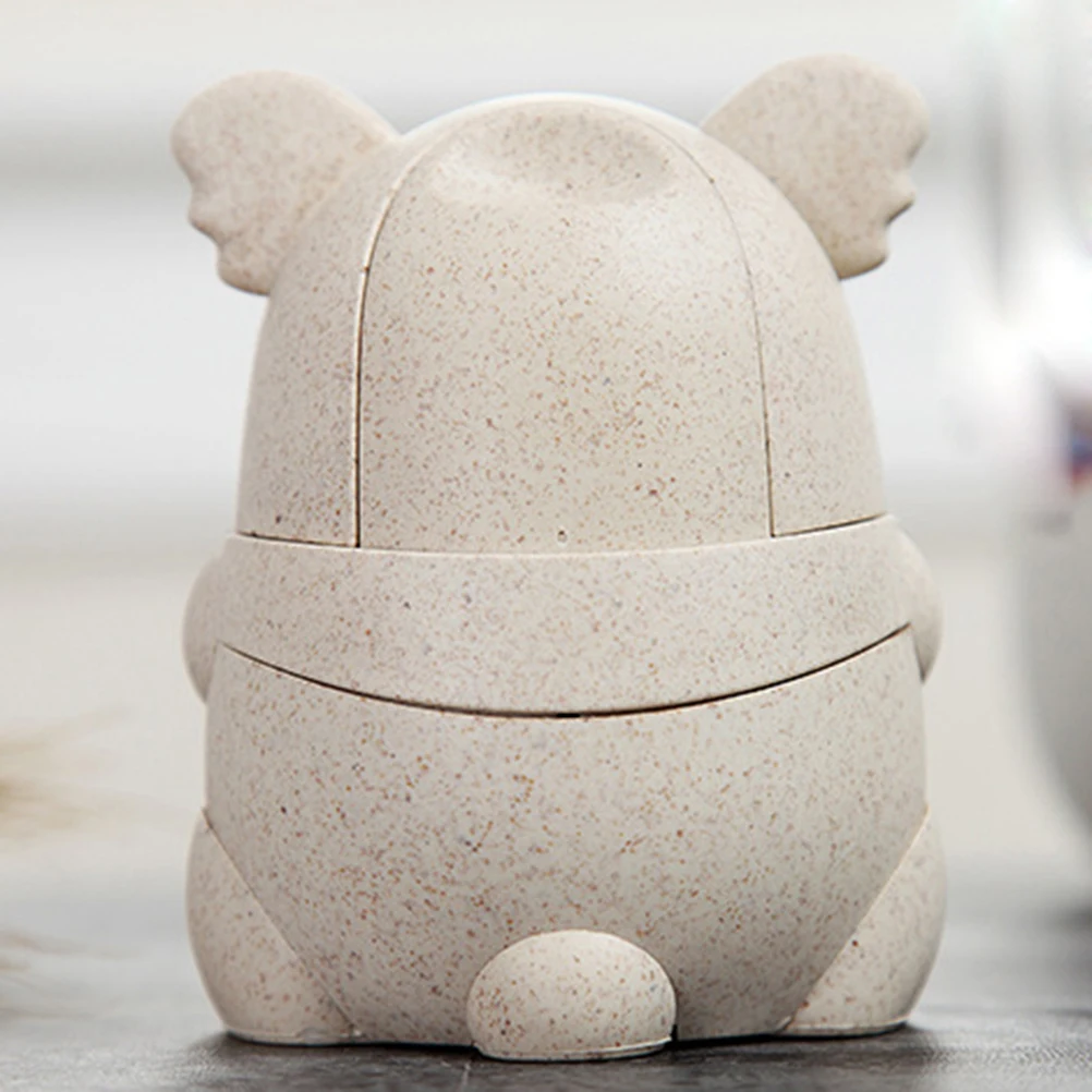 

Cute Koala Shape Toothpick Box Cartoon Toothpick Holder Dispenser For Coffee Shops Restaurants Desktop Car Decoration