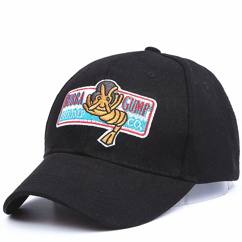 1994 BUBBA GUMP SHRIMP Baseball cap men women Sport hats Summer Cap Embroidered casual Hat Forrest Gump caps Costume wholesale