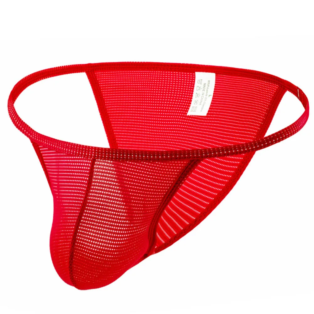 

Мужские сексуальные трусы с низкой талией и бандажами — мягкий дизайн сумки, освежающее комфортное нижнее белье