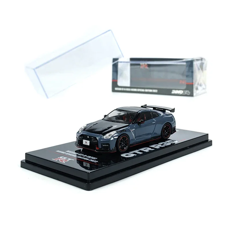 

INNO 1:64 Toy Model Car GT-R (R35) NISMO Alloy Die-Cast Vehicle Collection - Grey Carbon