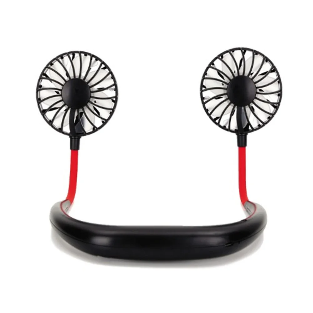 충전식 스탠딩 선풍기, 목 선풍기, 목 팬, 충전식 T 핸드 선풍기, 무료 배송 