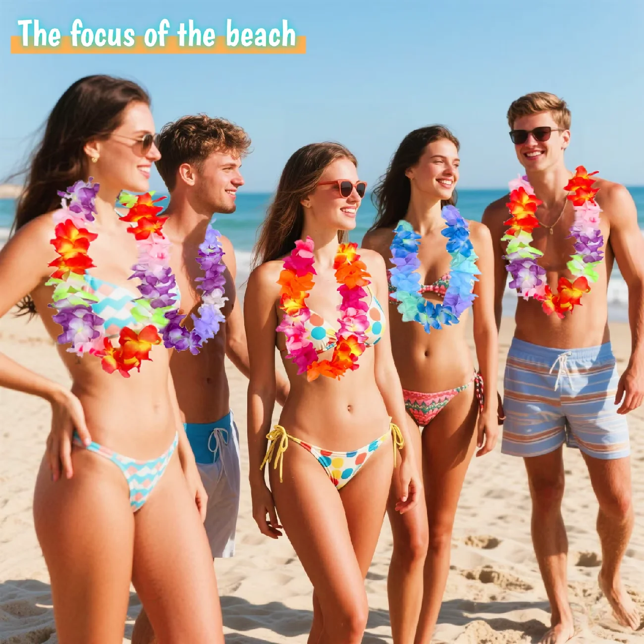 12-48PCS Upgrade LED Hawaiian  - огляд і ціна Event Supplies