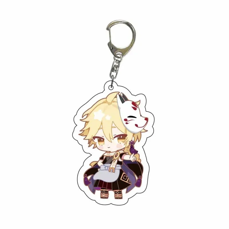 Cute Genshin Impact Acrylic Keychains