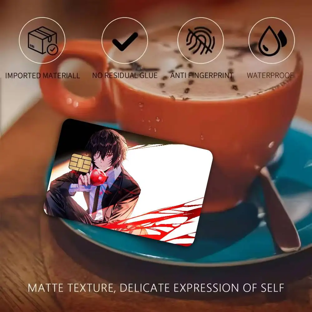 Osamu Dazai HD Anime Anime Cartoon Sticker Film Skin for Credit Card Debit Bank Bus Card